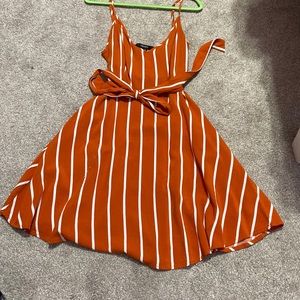 Forever 21 striped dress medium size medium length